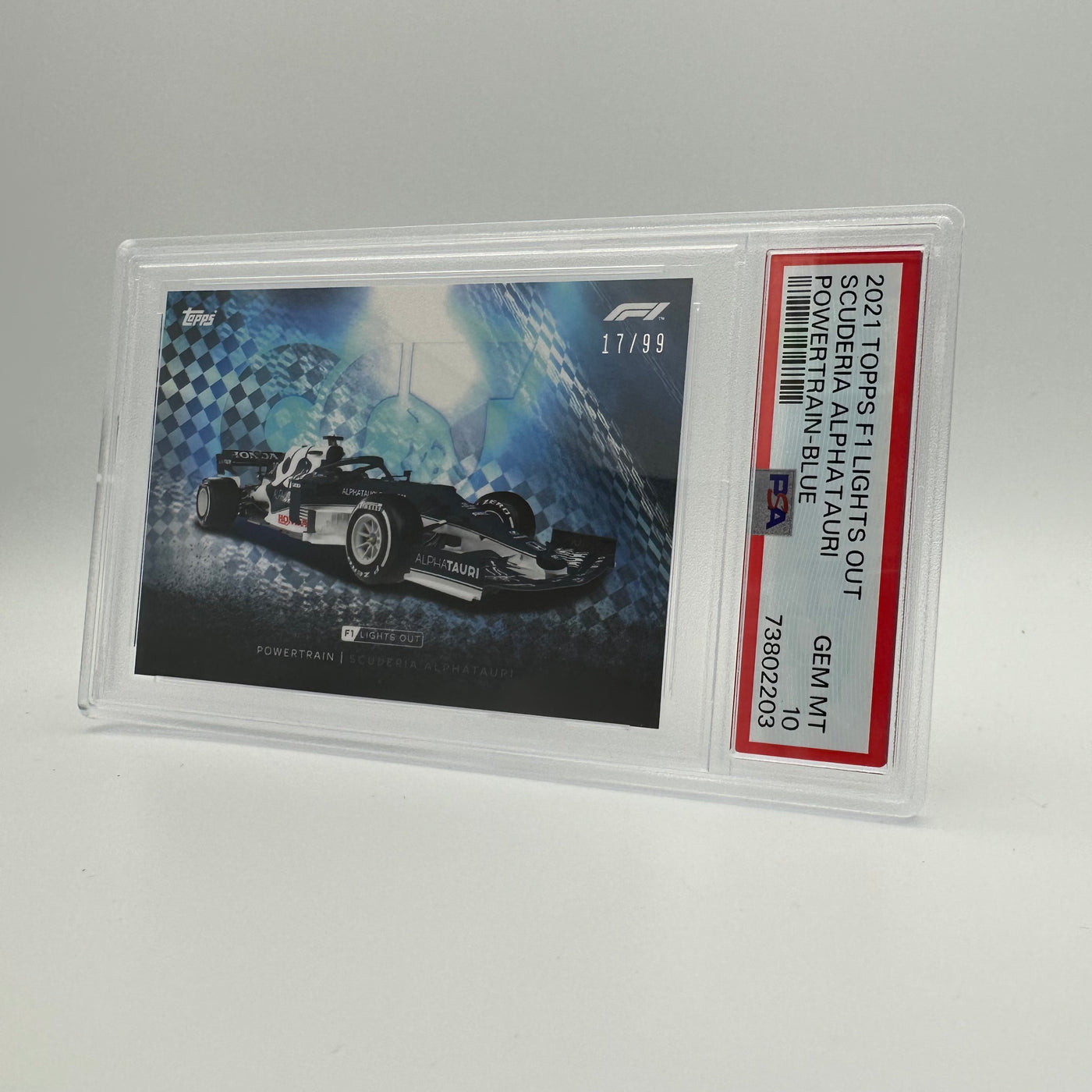 PSA 10 - 17/99    SCUDERIA ALPHATAURI - POWERTRAIN - BLUE