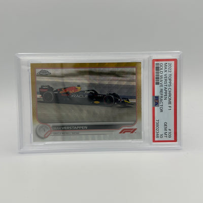 PSA 10 - 40/50 MAX VERSTAPPEN #109 -  GOLD WAVE REFRACTOR