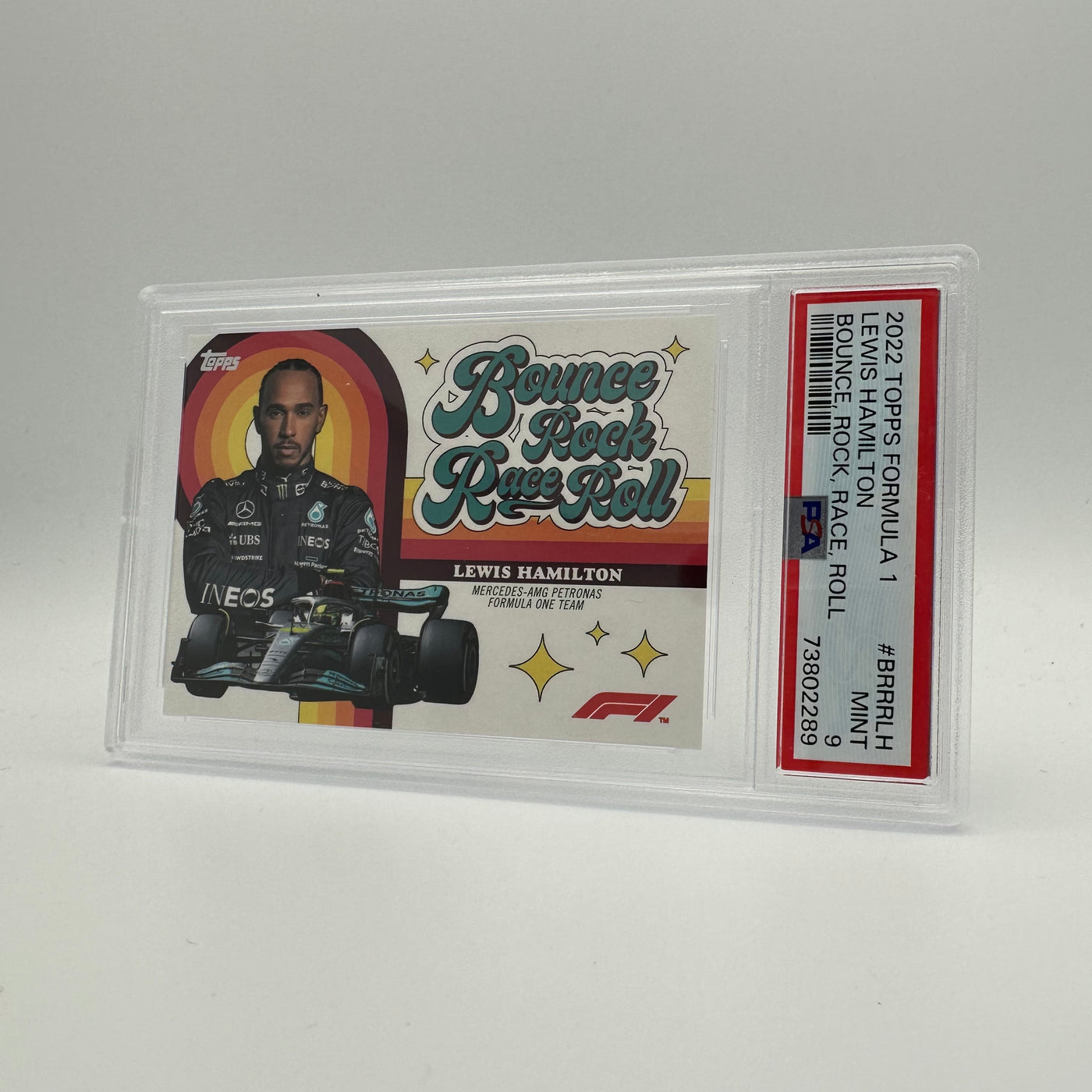 PSA 9 - Lewis Hamilton - Bounce, Rock, Race, Roll #BRRRLH