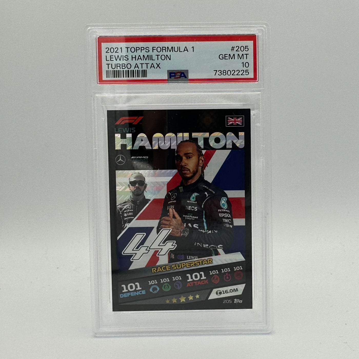 PSA 10 - LEWIS HAMILTON #205