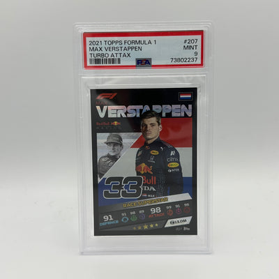 PSA 9 - MAX VERSTAPPEN #207