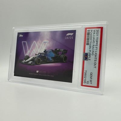 PSA 10 - 14/25 WILLIAMS RACING - POWERTRAIN - PURPLE