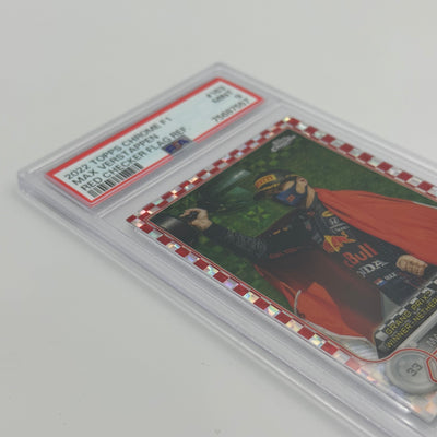 PSA 9 - 5/5 MAX VERSTAPPEN #163 - RED CHECKER FLAG REFRACTOR