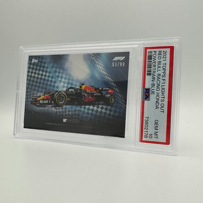 PSA 10 - 53/99 RED BULL RACING HONDA - POWERTRAIN - BLUE