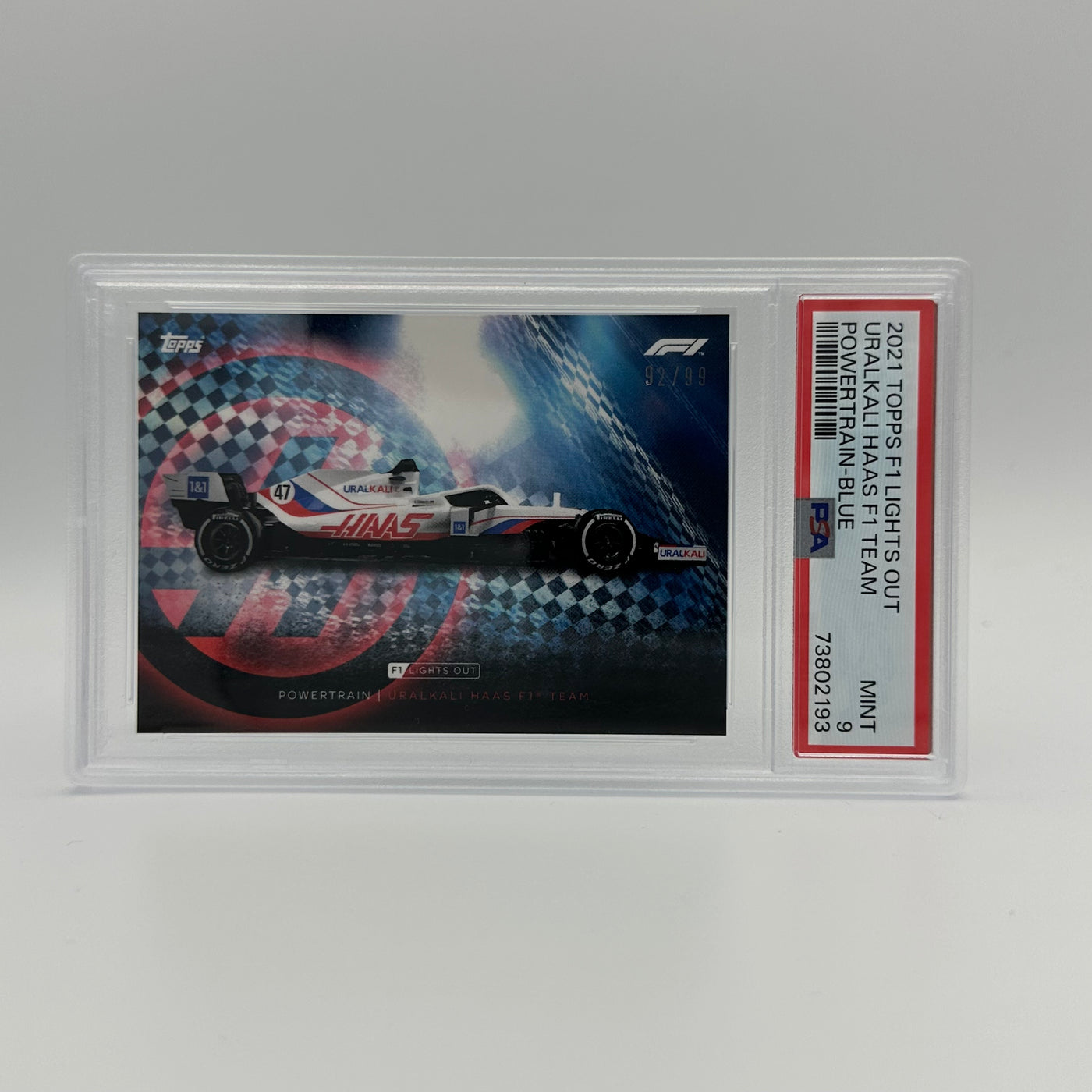 PSA 9 - 92/99 URALKALI HAAS F1 TEAM - POWERTRAIN - BLUE