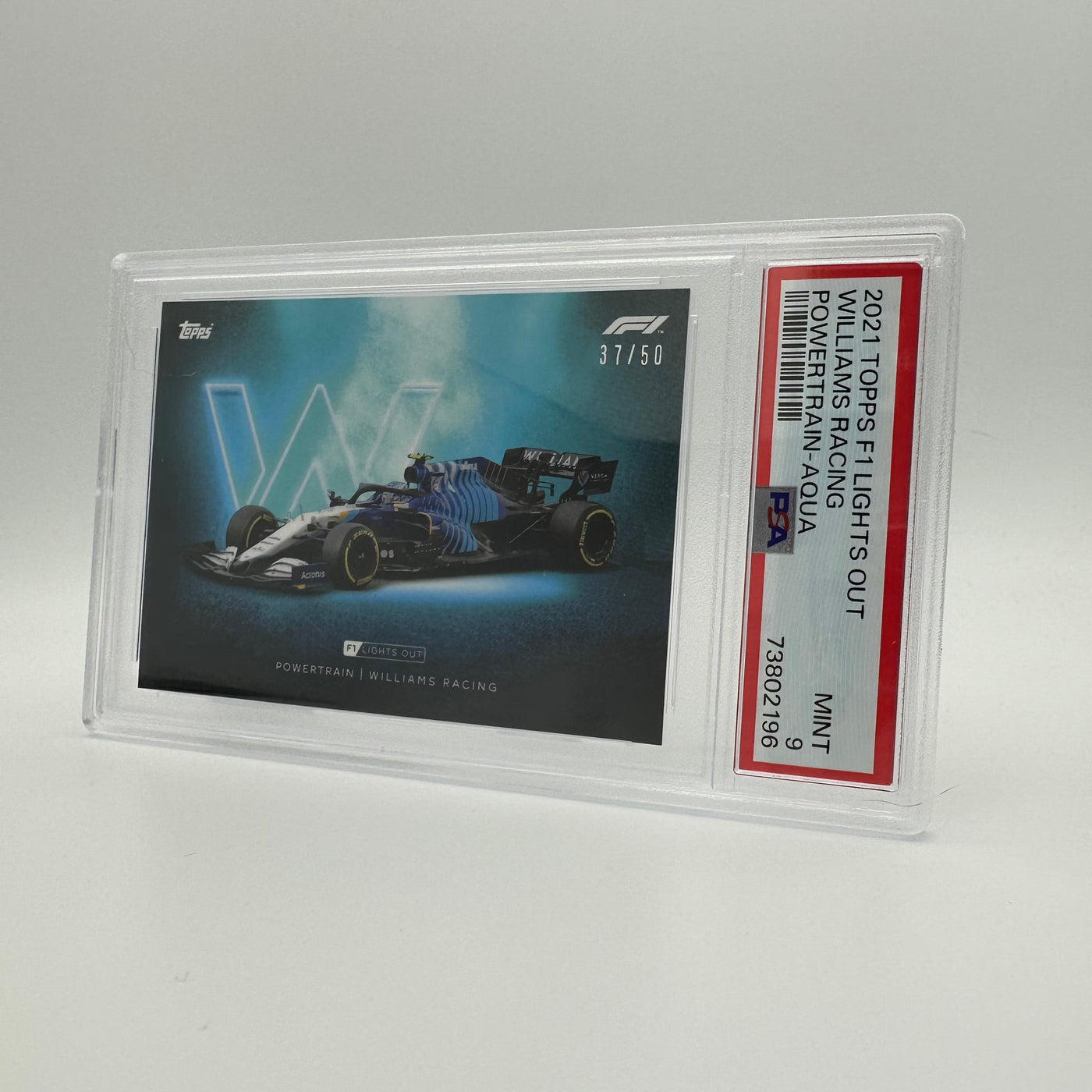 PSA 9 - 37/50 WILLIAMS RACING - POWERTRAIN - AQUA