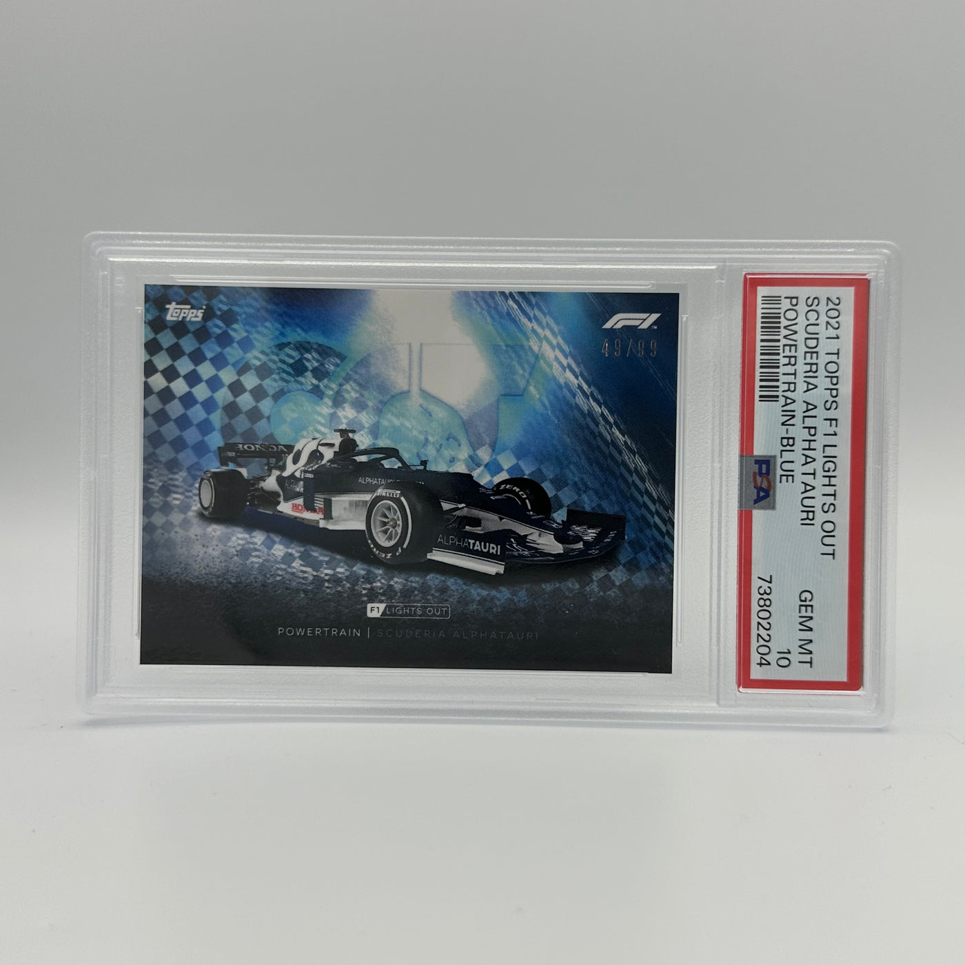 PSA 10 - 49/99 SCUDERIA ALPHATAURI - POWERTRAIN - BLUE