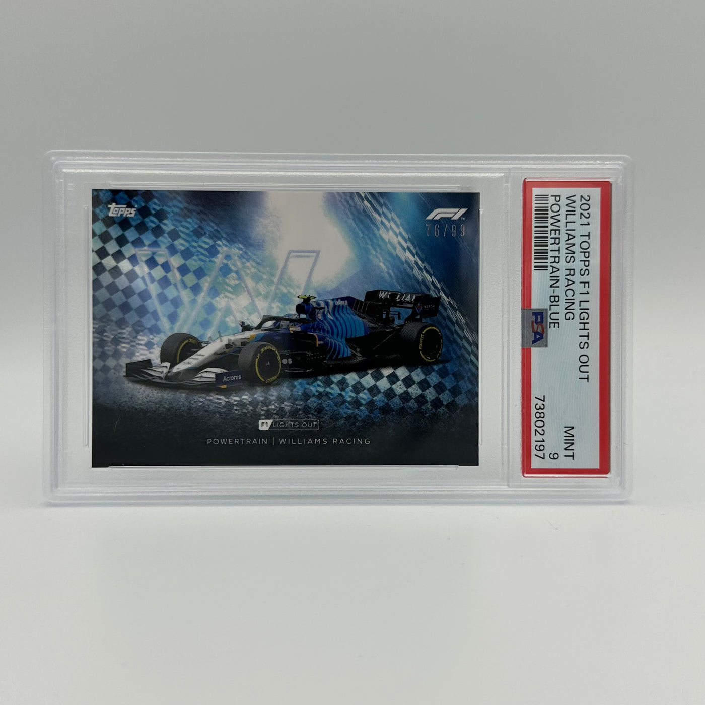 PSA 9 - 76/99 WILLIAMS RACING - POWERTRAIN - BLUE