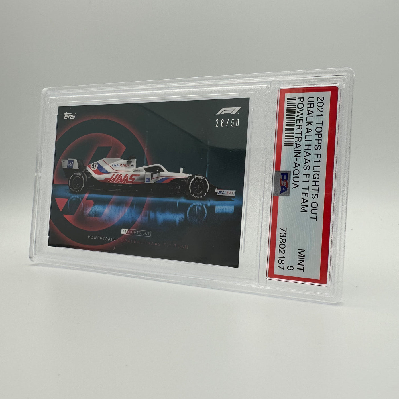 PSA 9 - 28/50 URALKALI HAAS F1 TEAM - POWERTRAIN - AQUA