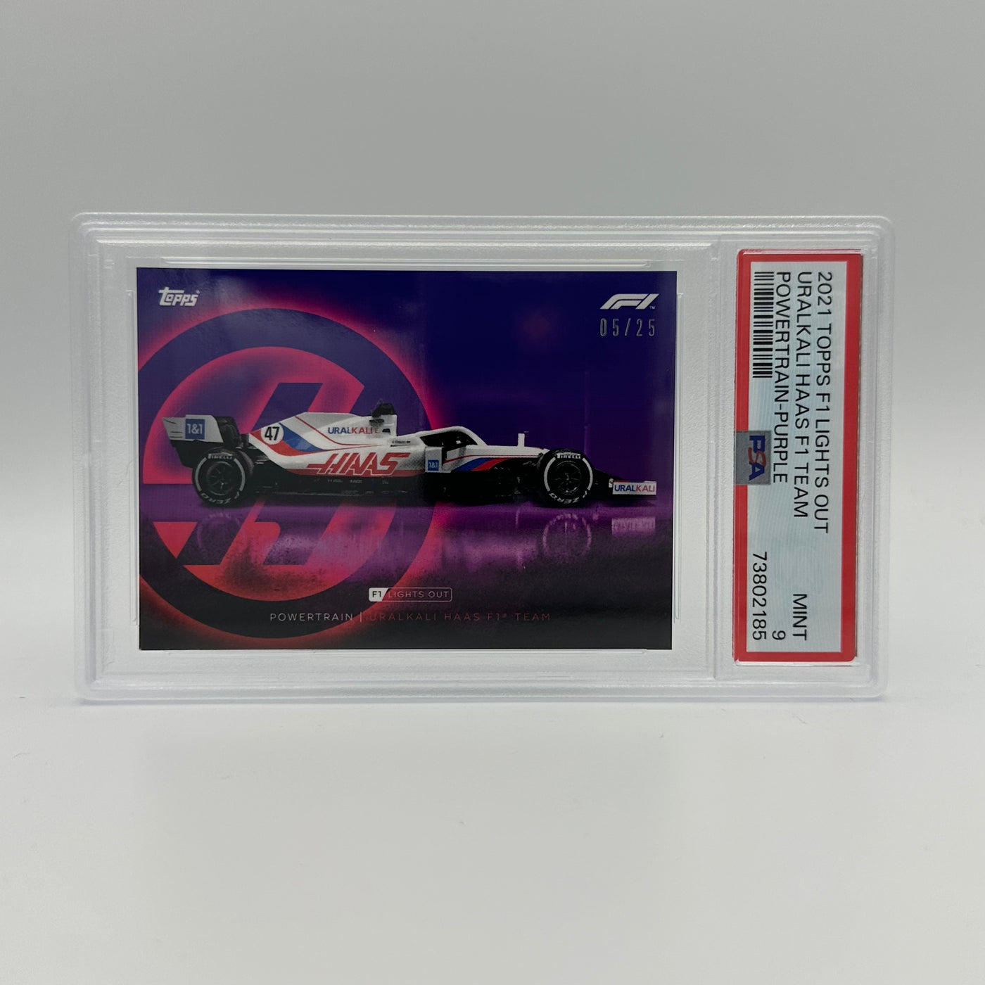 PSA 9 - 5/25 URALKALI HAAS F1 TEAM - POWERTRAIN - PURPLE