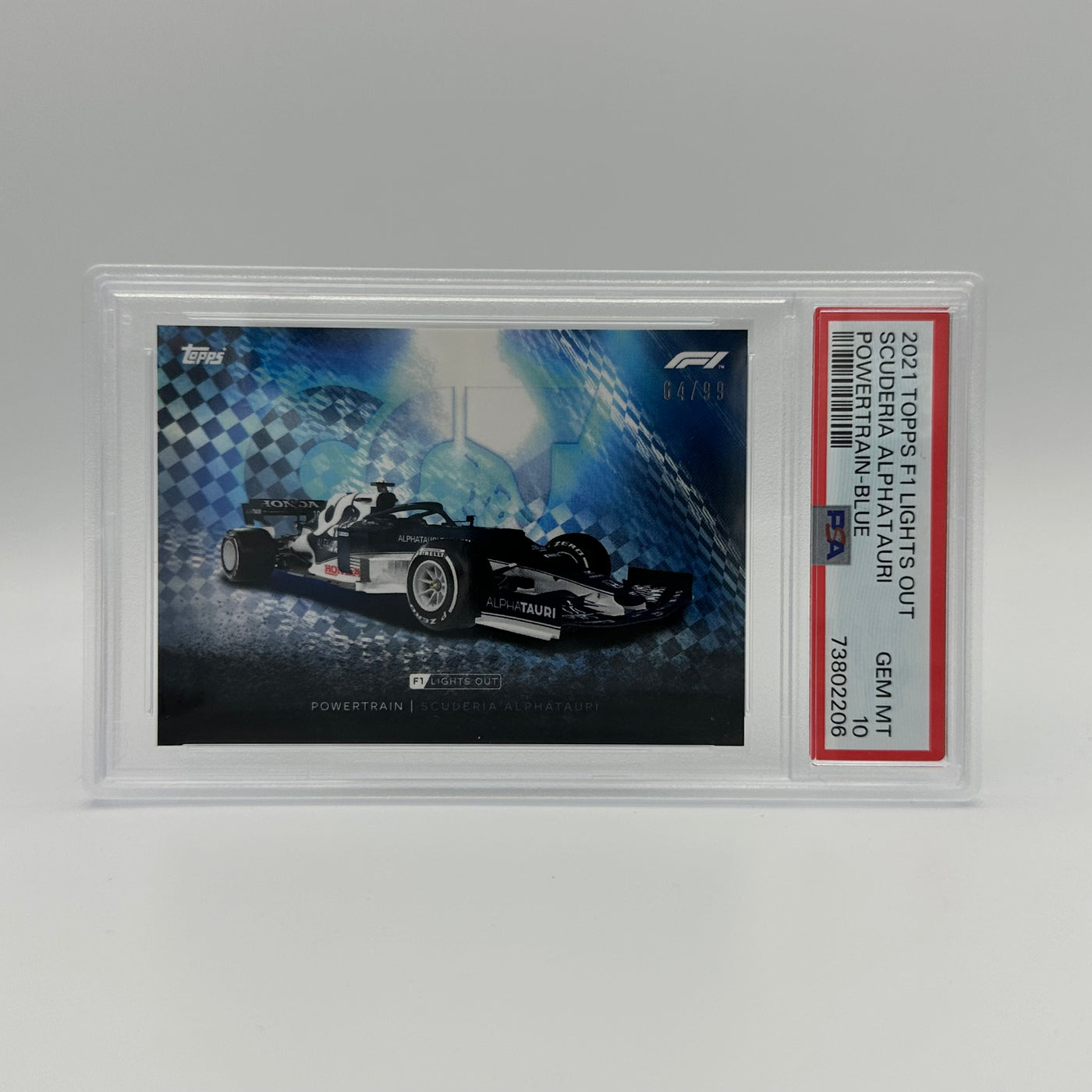 PSA 10 - 64/99 SCUDERIA ALPHATAURI - POWERTRAIN - BLUE