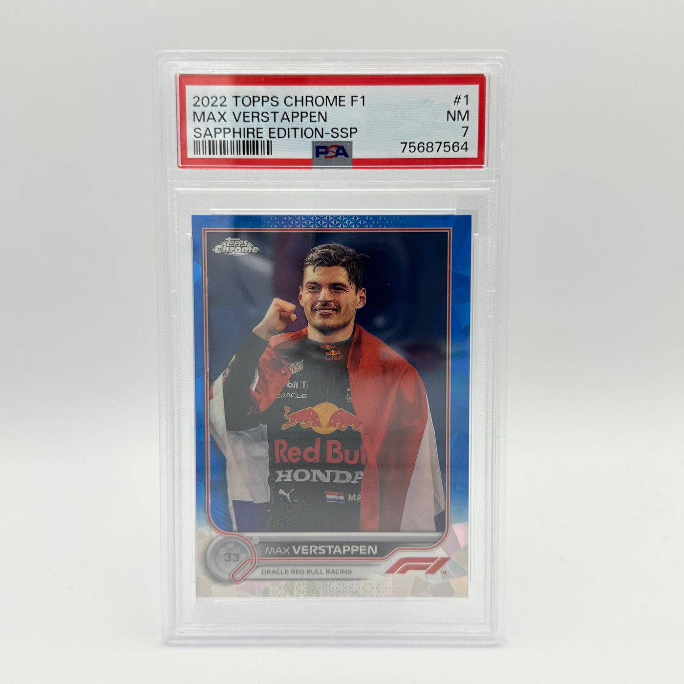 PSA 7 - MAX VERSTAPPEN #1 - SAPPHIRE EDITION SPP