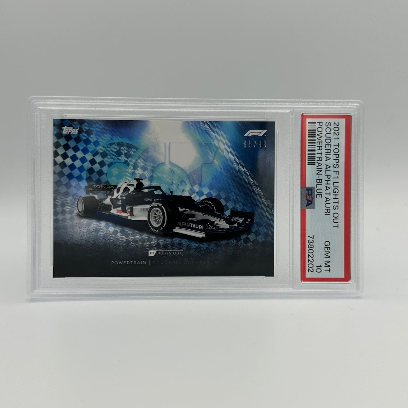 PSA 10 - 85/99 SCUDERIA ALPHATAURI - POWERTRAIN - BLUE