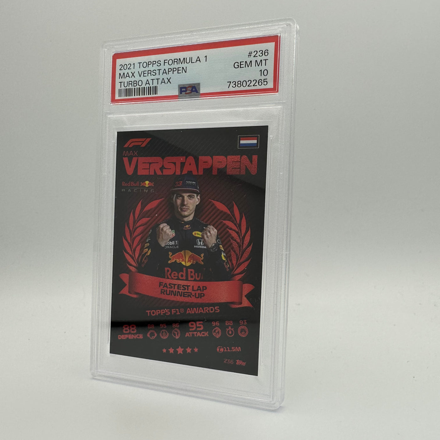 PSA 10 - MAX VERSTAPPEN #236