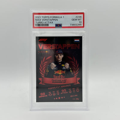 PSA 10 - MAX VERSTAPPEN #236