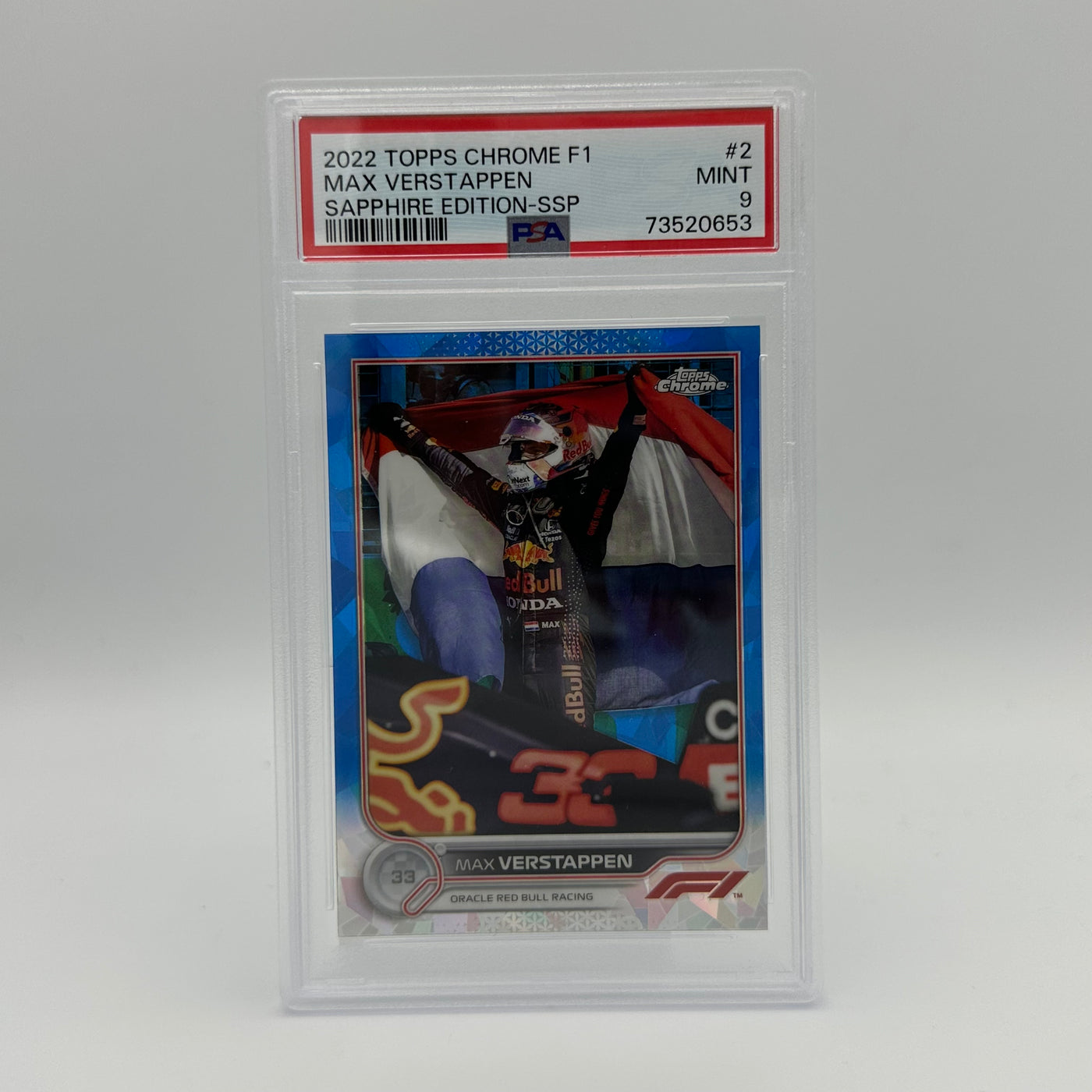 PSA 9 - Max Verstappen #2 - Sapphire Edition - SSP - Image Variation