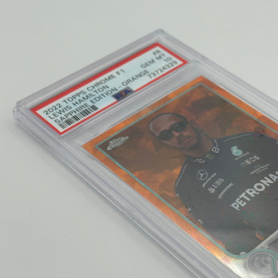 PSA 10 - 11/25 LEWIS HAMILTON #6 -  SAPPHIRE EDITION - ORANGE