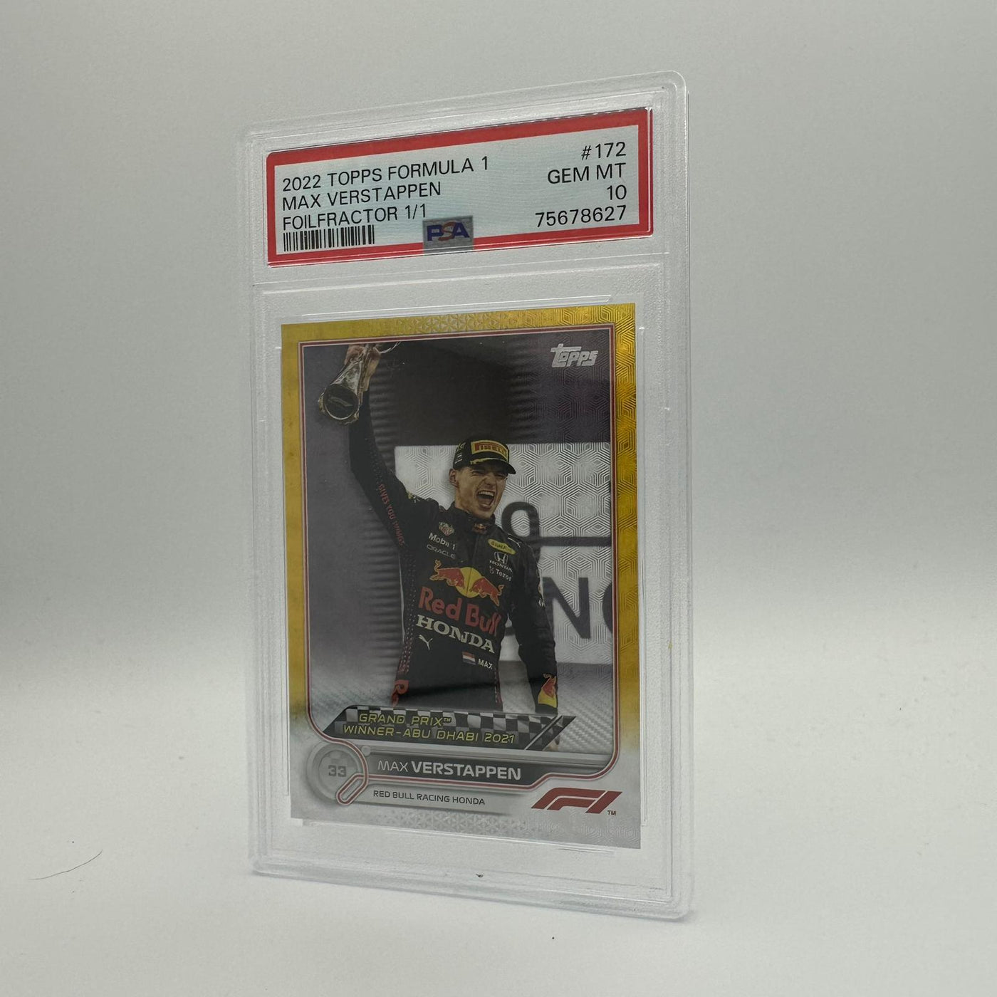 PSA 10 - 1/1 Max Verstappen #172 - Foilfractor