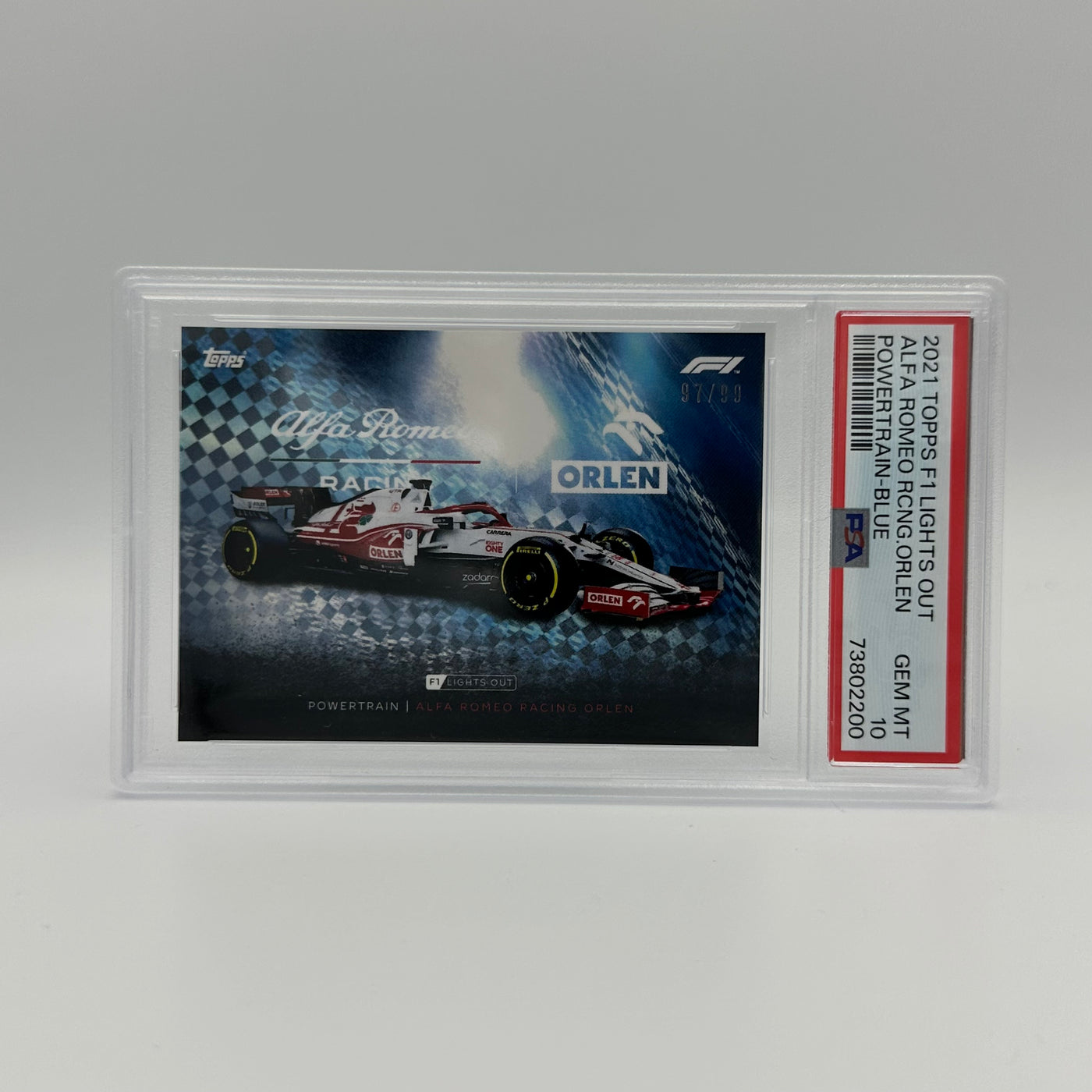 PSA 10 - 97/99 ALFA ROMEO RACING ORLEN - POWERTRAIN - BLUE