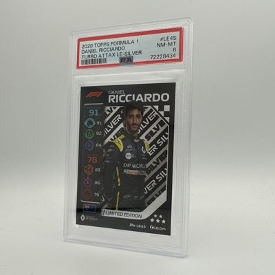 PSA 8 -   DANIEL RICCIARDO  #LE4S - LIMITED EDITION - SILVER