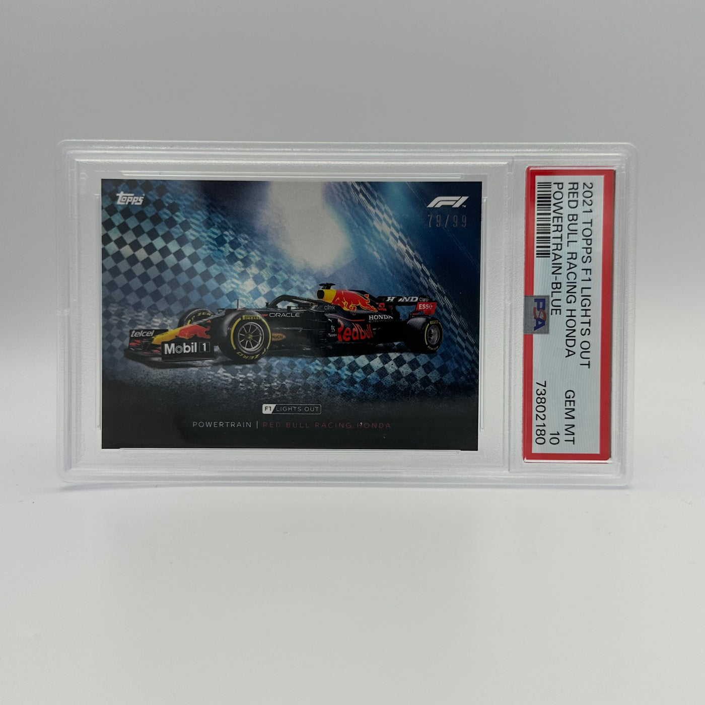 PSA 10 - 79/99 RED BULL RACING HONDA - POWERTRAIN - BLUE