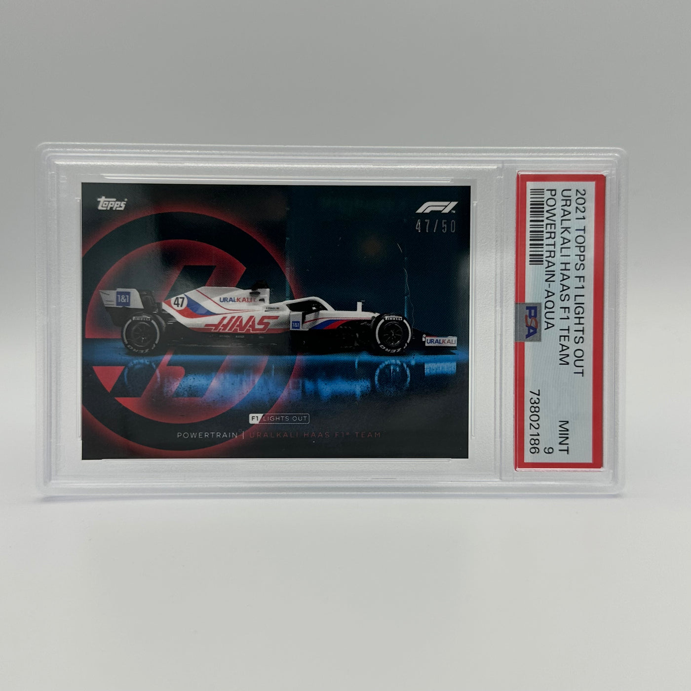 PSA 9 - 47/50 URALKALI HAAS F1 TEAM - POWERTRAIN - AQUA