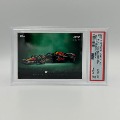 PSA 10 - 06/75 RED BULL RACING HONDA - POWERTRAIN - GREEN