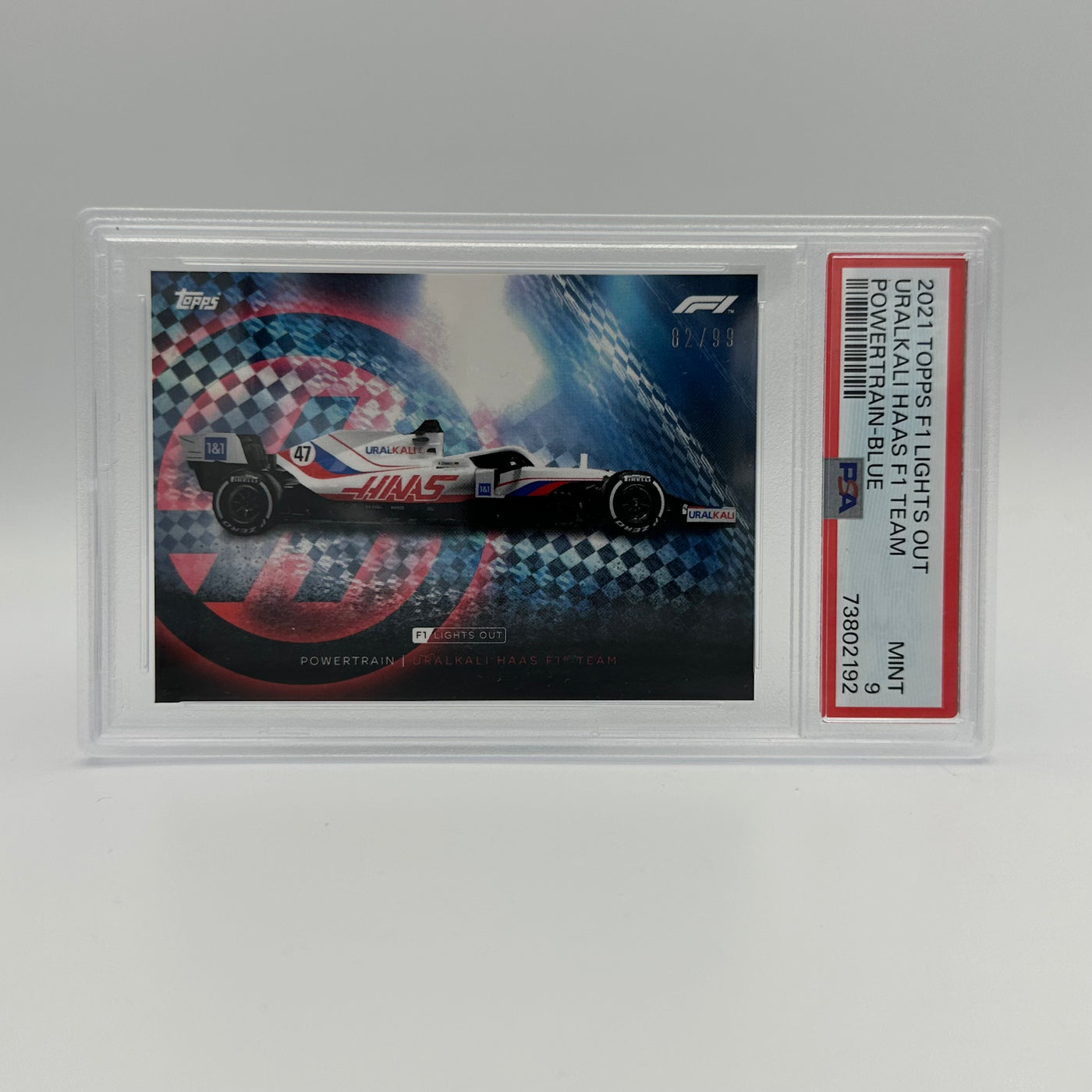 PSA 9 - 82/99 URALKALI HAAS F1 TEAM - POWERTRAIN - BLUE