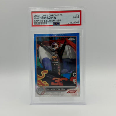 PSA 9 - MAX VERSTAPPEN #2 - SAPPHIRE EDITION - SSP - Image Variation