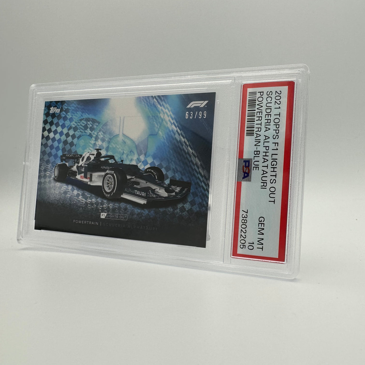 PSA 10 - 63/99 SCUDERIA ALPHATAURI - POWERTRAIN - BLUE