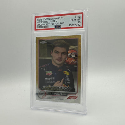 PSA 10 - 07/50 MAX VERSTAPPEN #162 - GOLD WAVE REFRACTOR