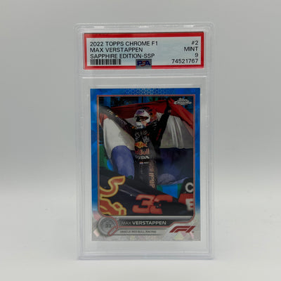 PSA 9 - MAX VERSTAPPEN #2 - SAPPHIRE EDITION - SSP - Image Variation