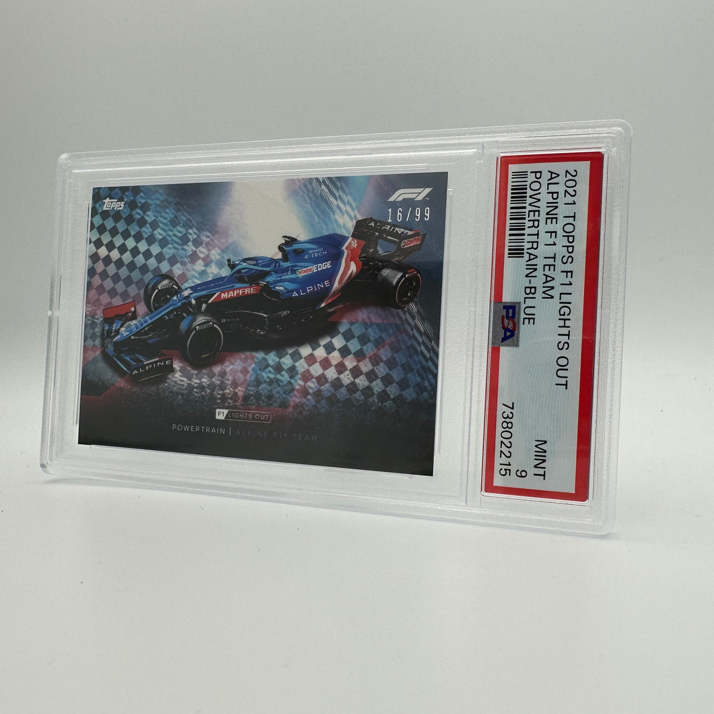 PSA 9 - 16/99 ALPINE F1 TEAM - POWERTRAIN - BLUE