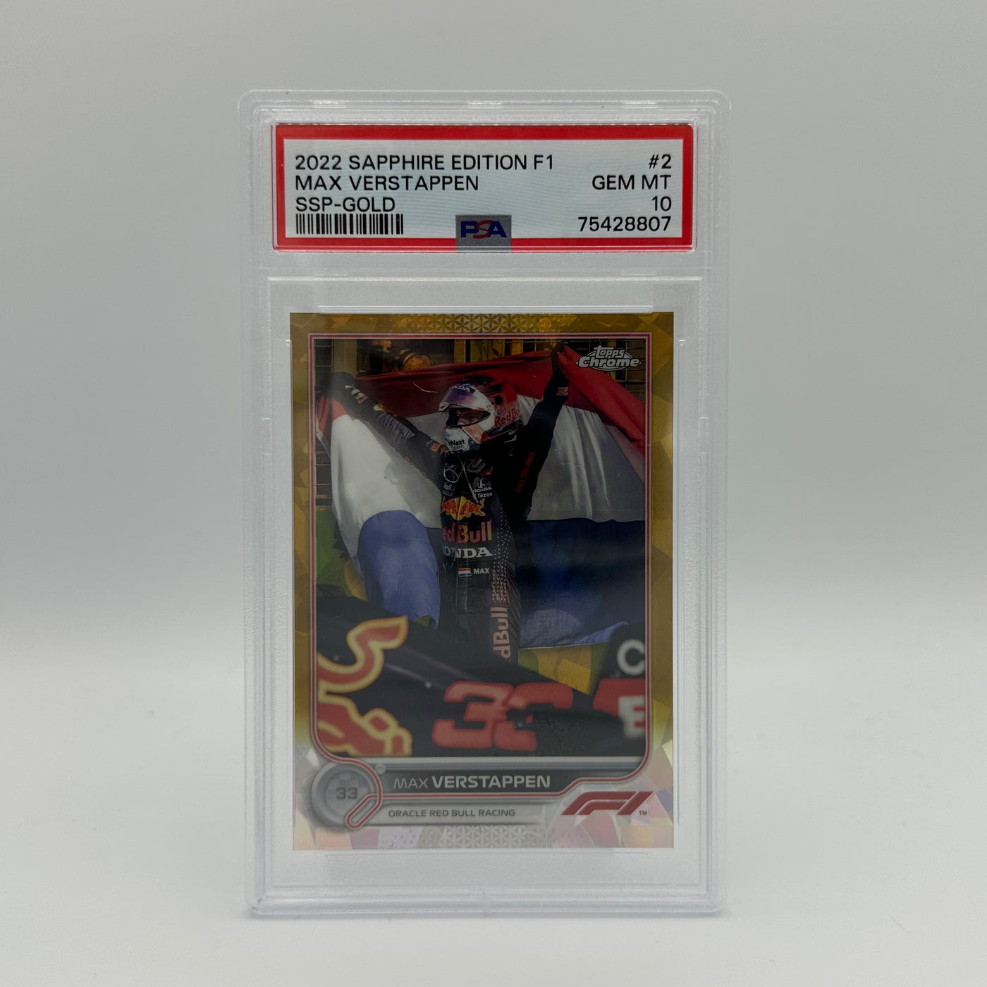 PSA 10 - 06/50 MAX VERSTAPPEN #2 - SAPPHIRE EDITION -  SSP - GOLD