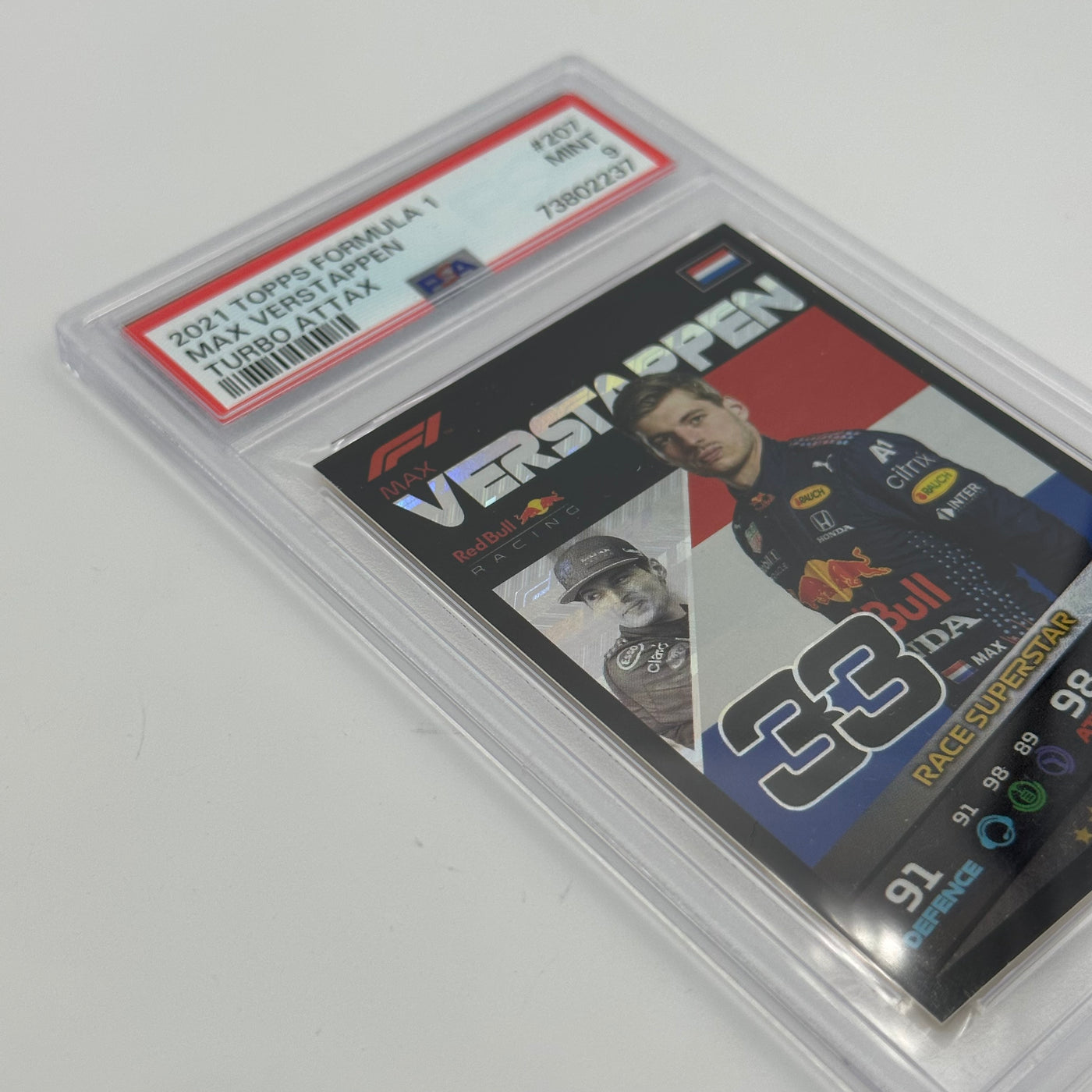 PSA 9 - MAX VERSTAPPEN #207