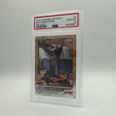 PSA 10 - 06/50 MAX VERSTAPPEN #2 - SAPPHIRE EDITION -  SSP - GOLD