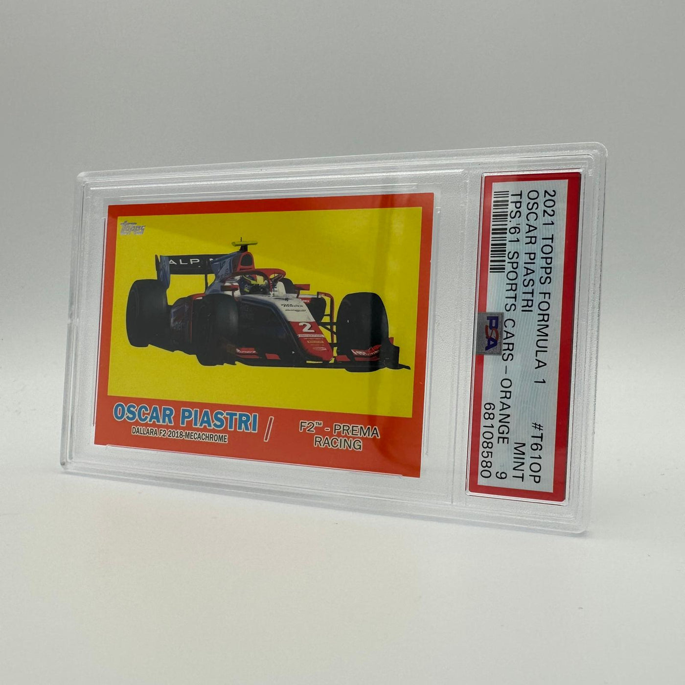 PSA 9 - 20/25 - Oscar Piastri - 1961 Sports Cars - Topps Flagship Orange #T61OP