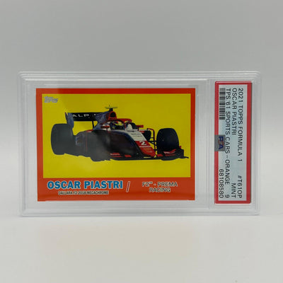 PSA 9 - 20/25 - Oscar Piastri - 1961 Sports Cars - Topps Flagship Orange #T61OP