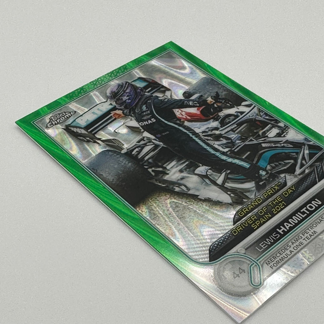 Topps Chrome F1 Lewis Hamilton green offers /99