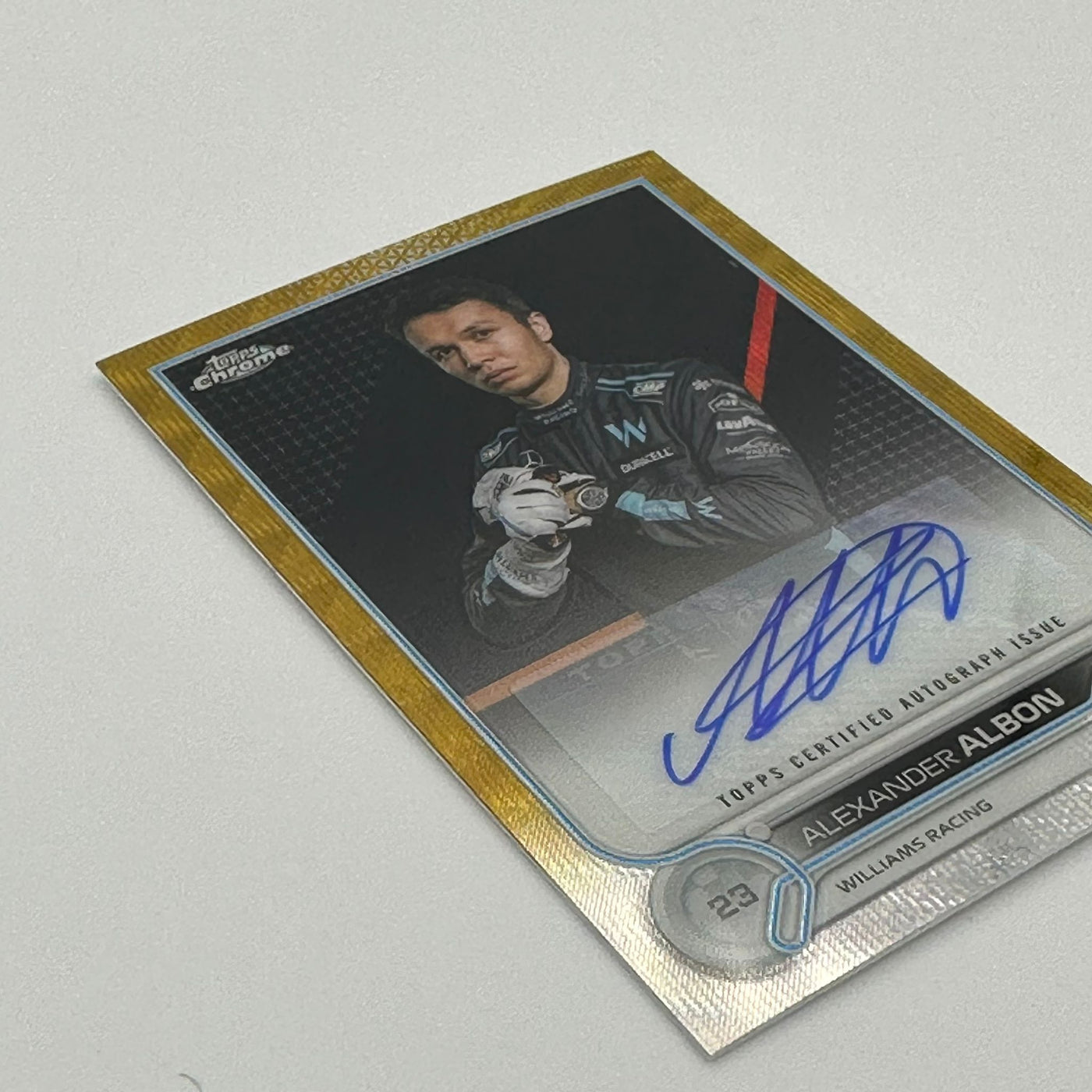 23/50 - Alexander Albon CAC-AA - Gold Autograph