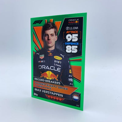 217/500 Max Verstappen #286 - Record Breakers - Turbo Attax 2022