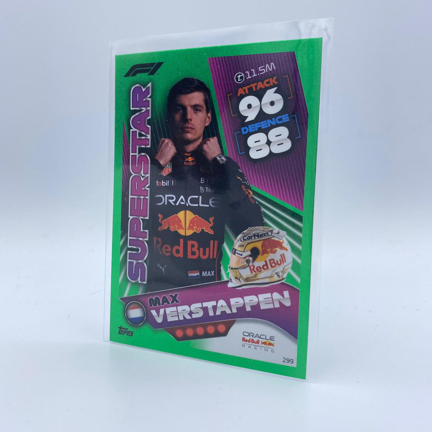 386/500 Max Verstappen #299 - F1 Superstar - Turbo Attax 2022