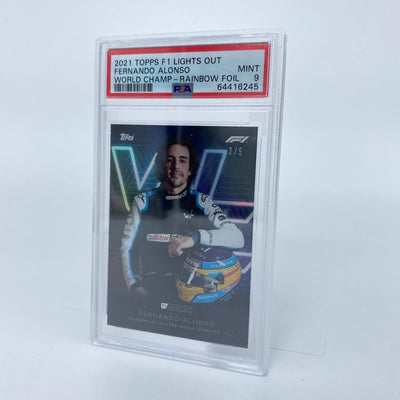 PSA 9 - 3/5 Fernando Alonso - Drivers World Champion