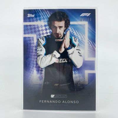 66/99 Fernando Alonso - Drivers -  Blue Parallel