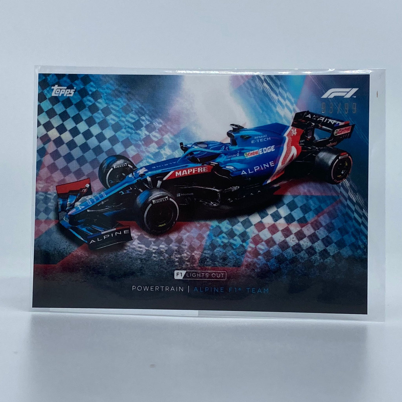 93/99 Alpine F1 Team - Powertrain -  Blue Parallel