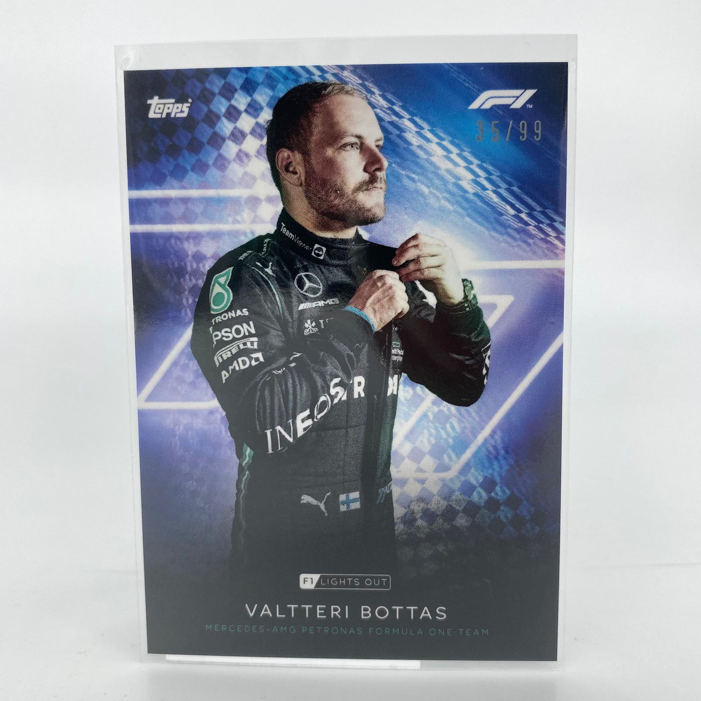 35/99 Valtteri Bottas - Drivers -  Blue Parallel