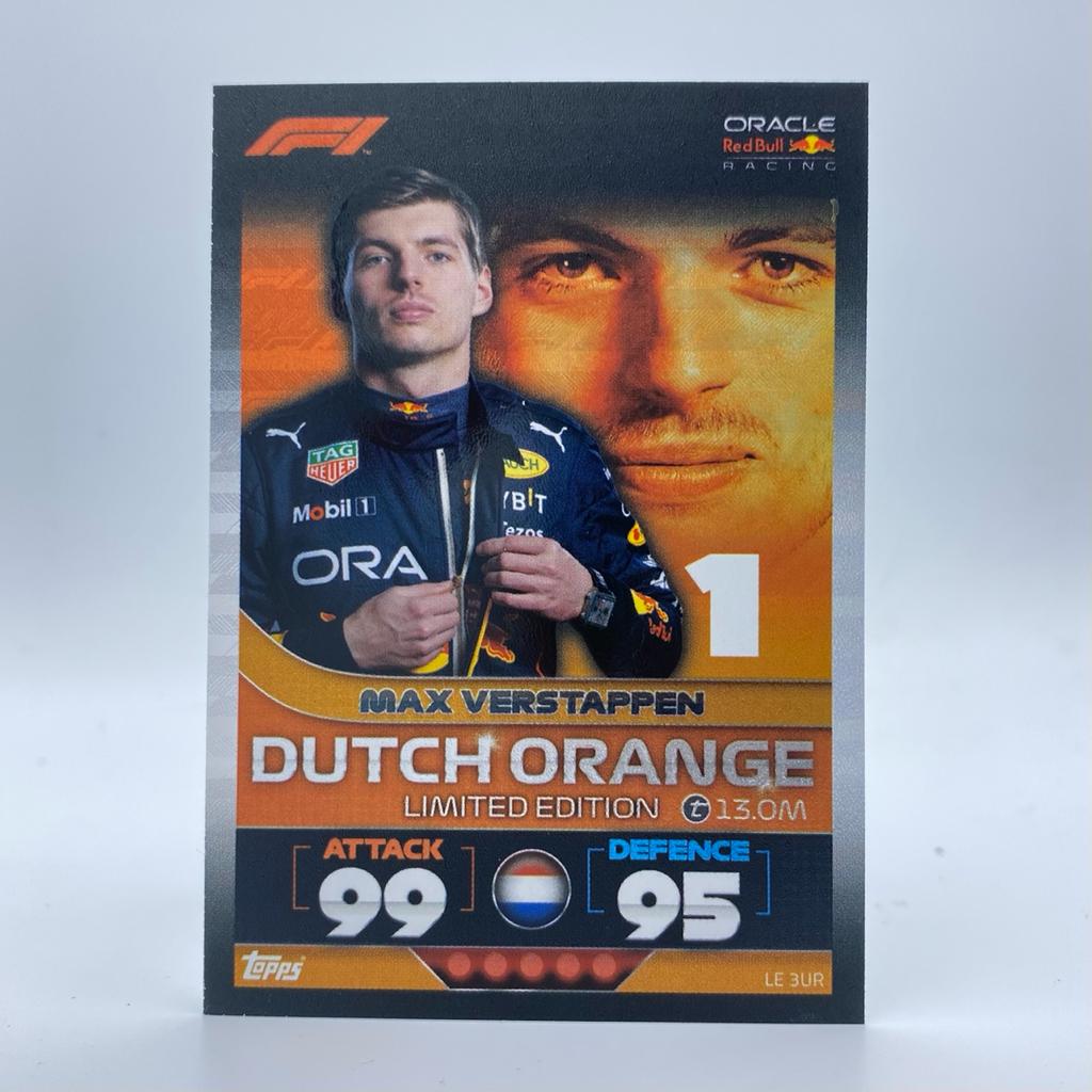 Max Verstappen - Dutch Orange #LE3UR - Turbo Attax 2022