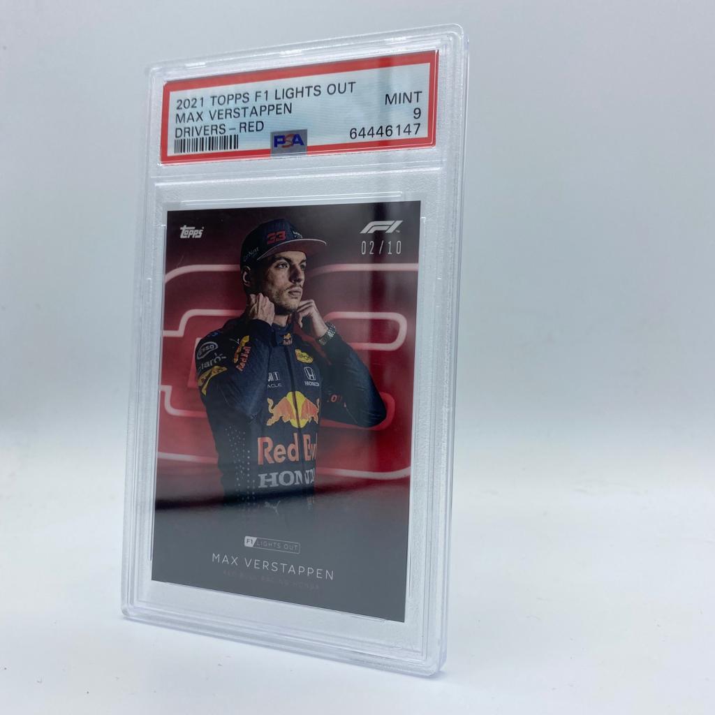 PSA 9 - 02/10 Max Verstappen - Drivers -  Red Parallel