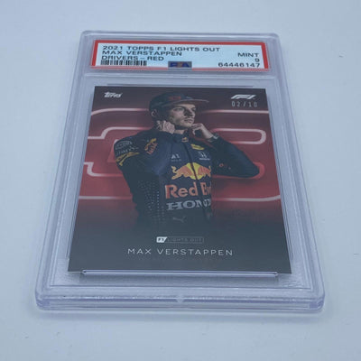 PSA 9 - 02/10 Max Verstappen - Drivers -  Red Parallel