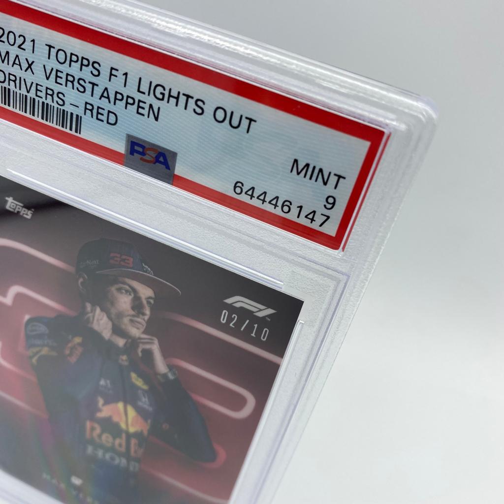 PSA 9 - 02/10 Max Verstappen - Drivers -  Red Parallel